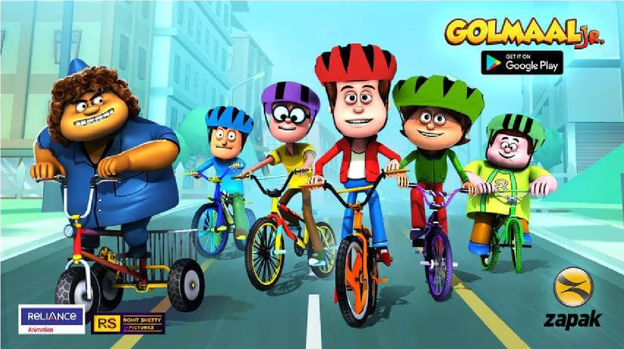 Golmaal Jr. Mobile Game — Reliance Games